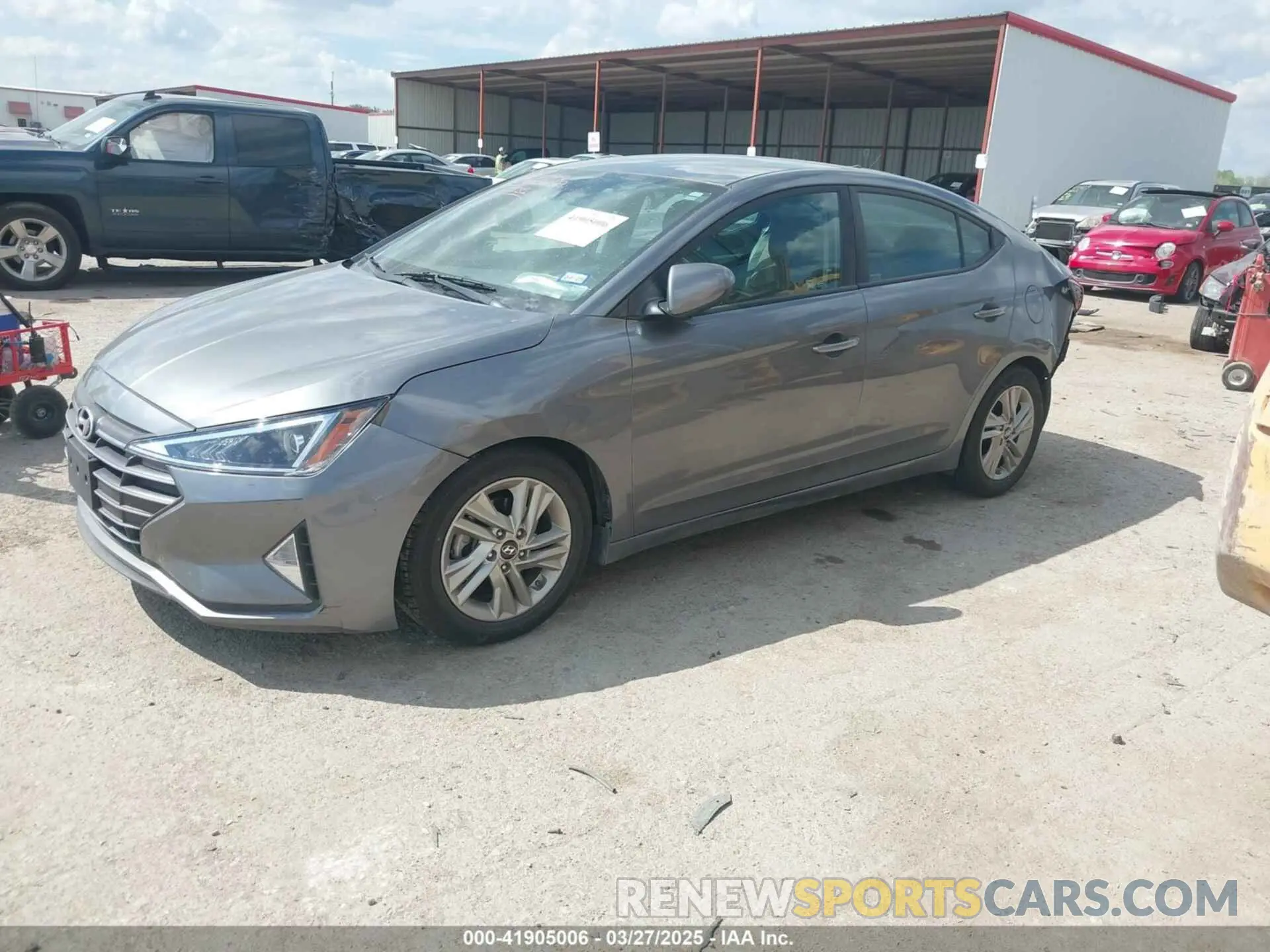 2 Photograph of a damaged car 5NPD84LF6KH480049 HYUNDAI ELANTRA 2019