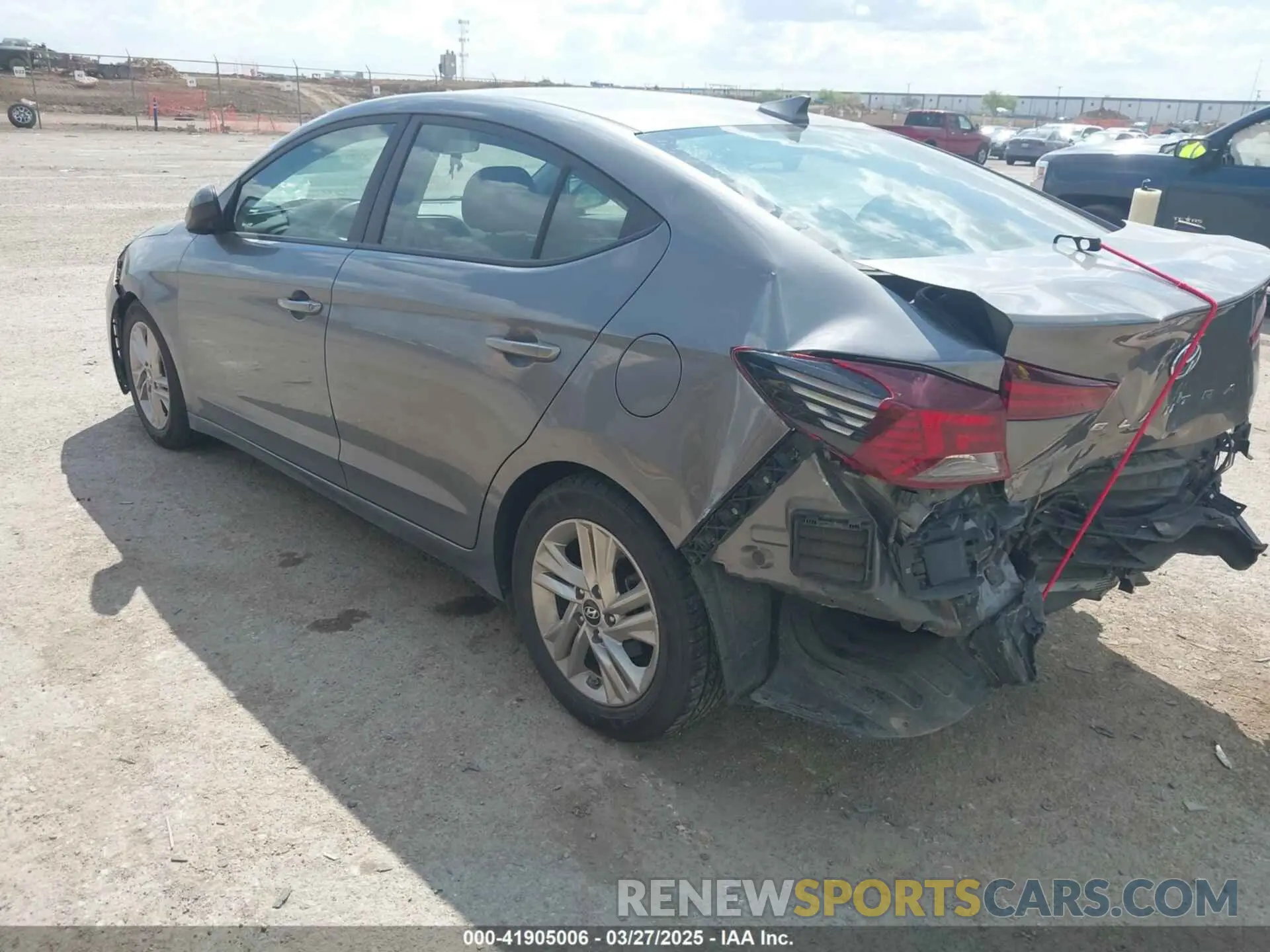 3 Photograph of a damaged car 5NPD84LF6KH480049 HYUNDAI ELANTRA 2019