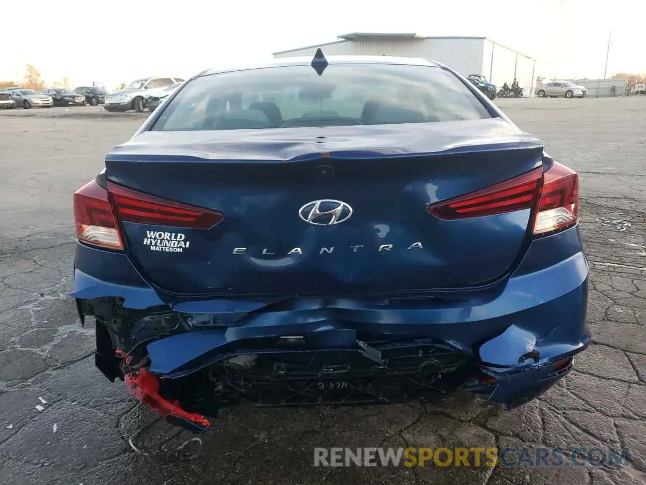 6 Photograph of a damaged car 5NPD84LF6KH481217 HYUNDAI ELANTRA 2019