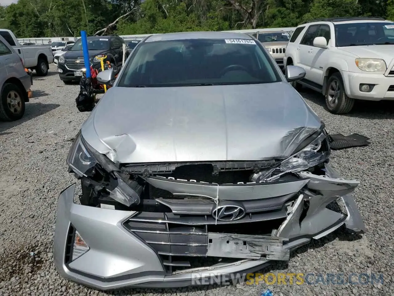 5 Photograph of a damaged car 5NPD84LF6KH488796 HYUNDAI ELANTRA 2019