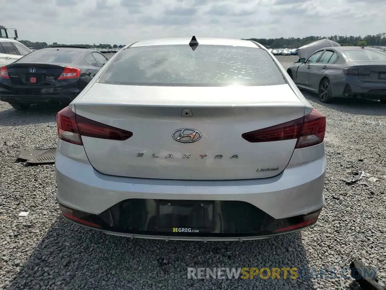 6 Photograph of a damaged car 5NPD84LF6KH488796 HYUNDAI ELANTRA 2019