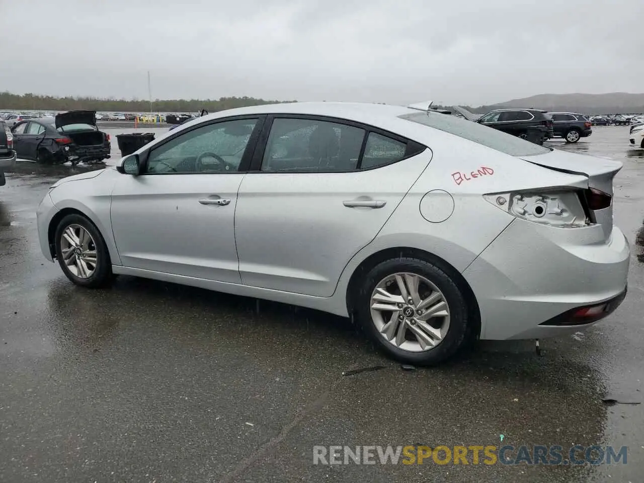 2 Photograph of a damaged car 5NPD84LF7KH420278 HYUNDAI ELANTRA 2019