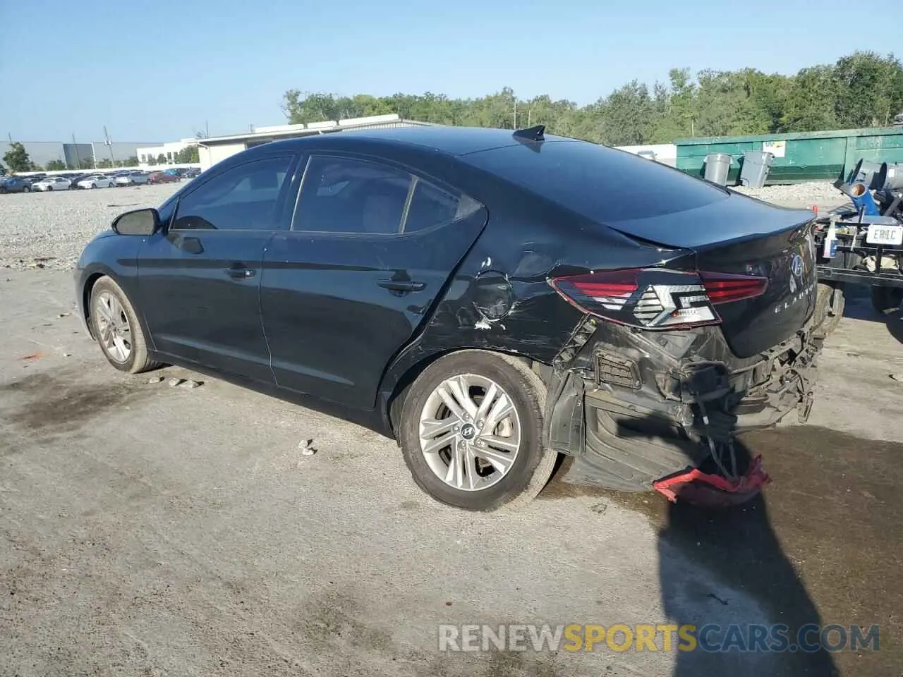 2 Photograph of a damaged car 5NPD84LF7KH420569 HYUNDAI ELANTRA 2019