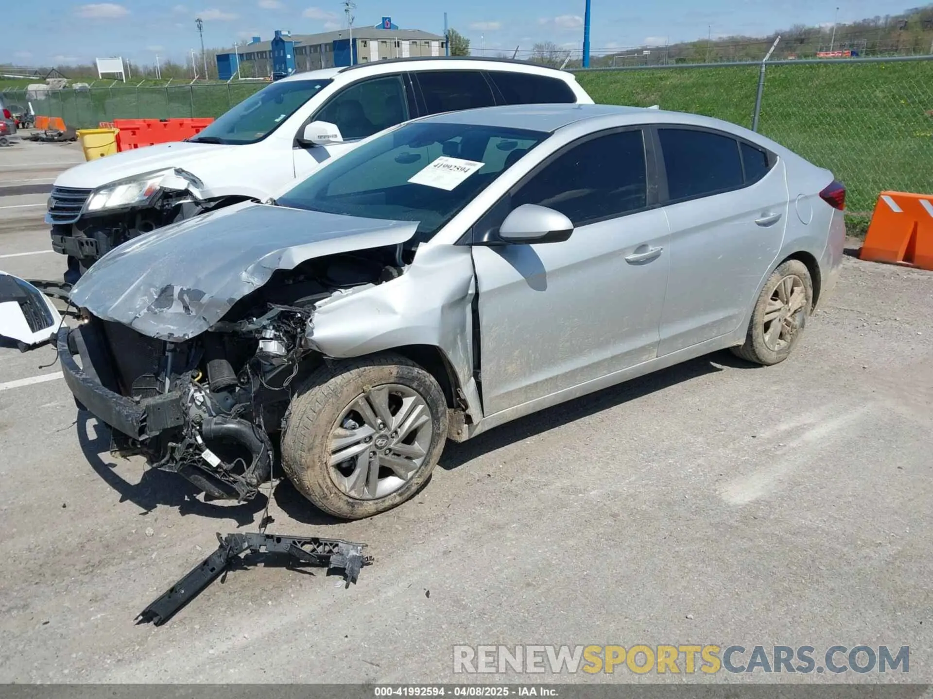2 Photograph of a damaged car 5NPD84LF7KH430261 HYUNDAI ELANTRA 2019