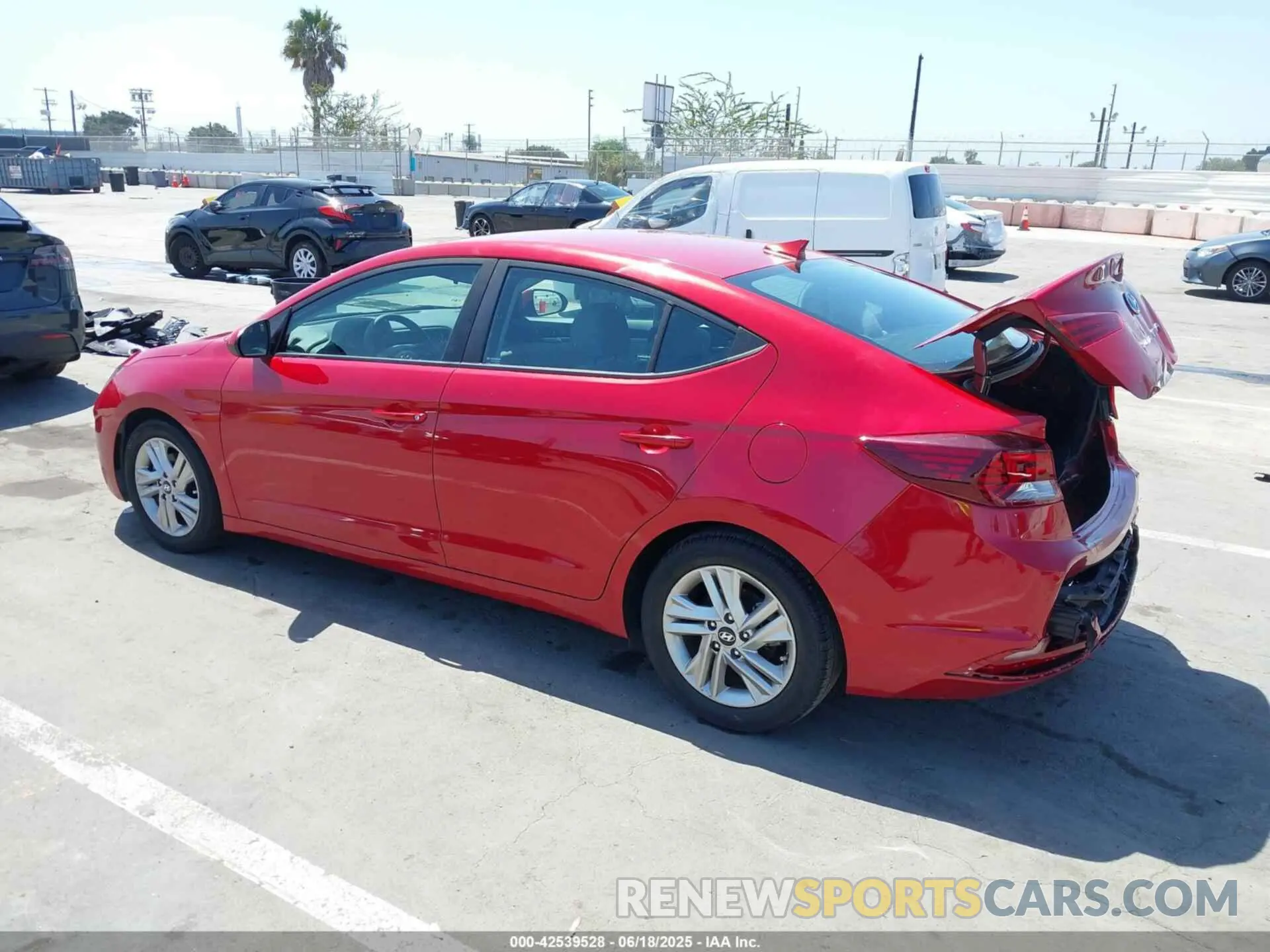 3 Photograph of a damaged car 5NPD84LF7KH452406 HYUNDAI ELANTRA 2019