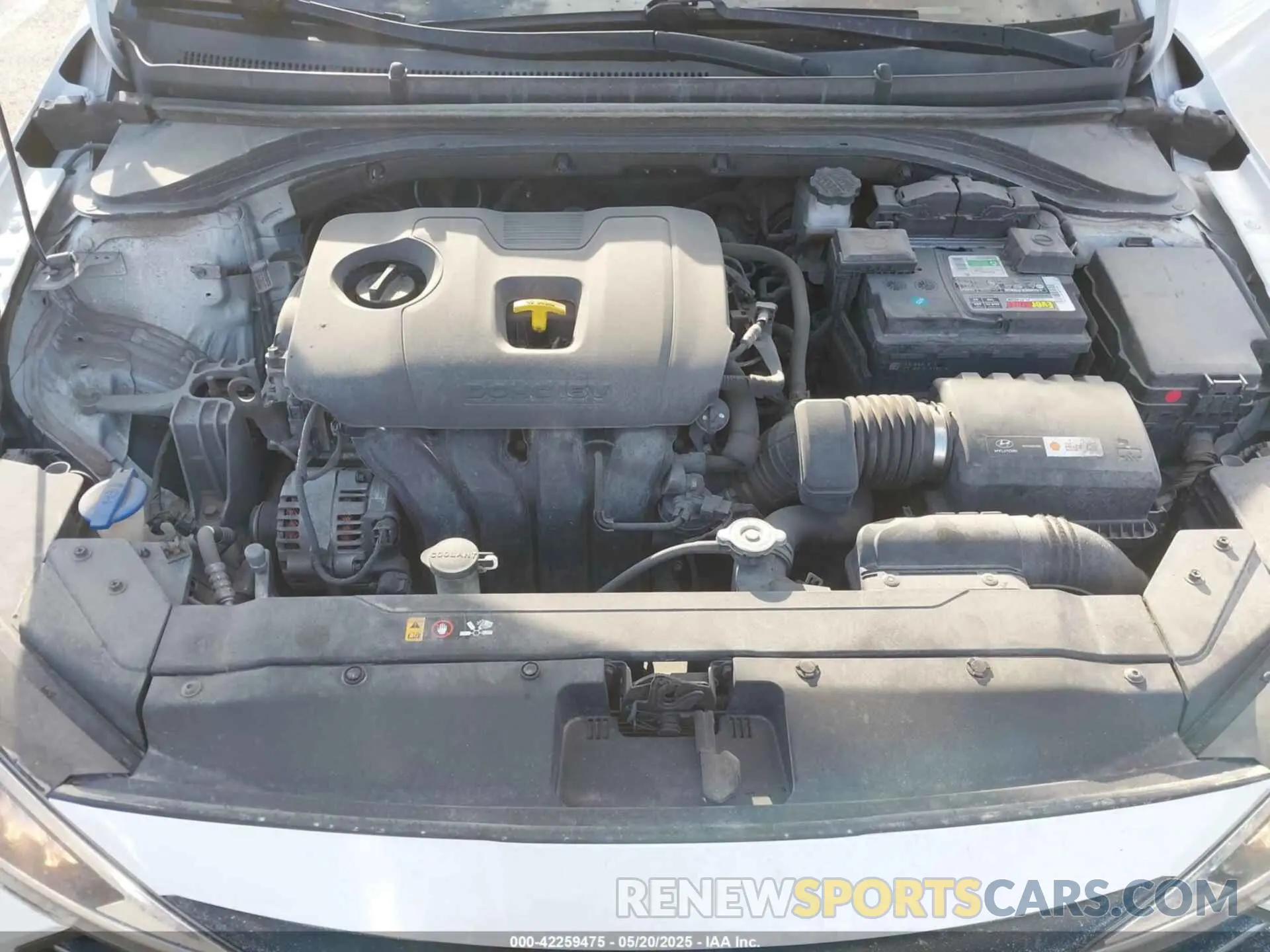 10 Photograph of a damaged car 5NPD84LF7KH454866 HYUNDAI ELANTRA 2019
