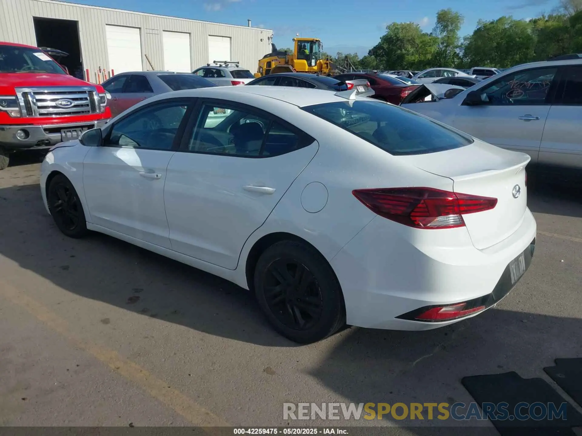 3 Photograph of a damaged car 5NPD84LF7KH454866 HYUNDAI ELANTRA 2019