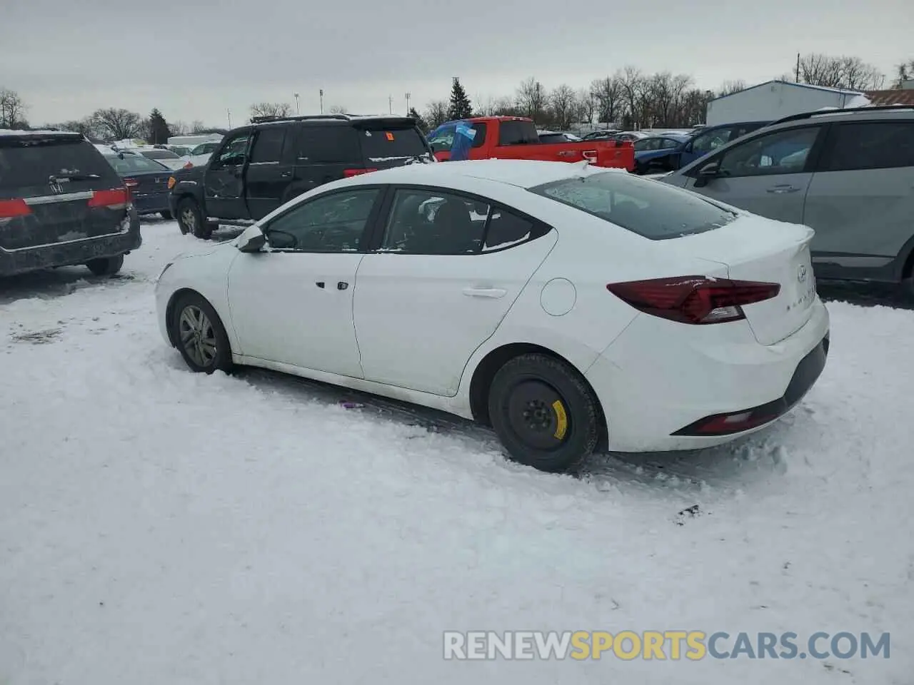 2 Photograph of a damaged car 5NPD84LF7KH457282 HYUNDAI ELANTRA 2019