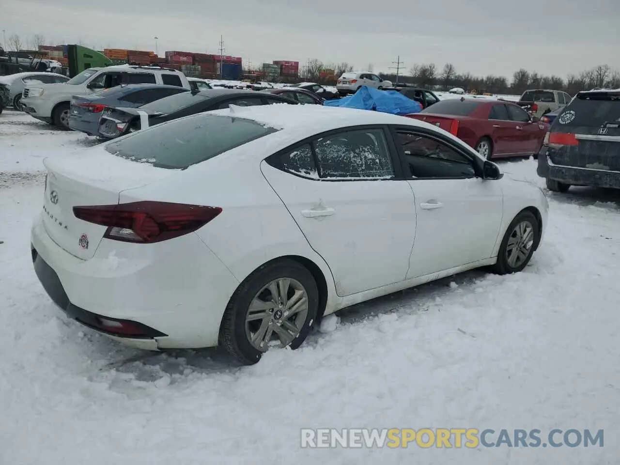 3 Photograph of a damaged car 5NPD84LF7KH457282 HYUNDAI ELANTRA 2019