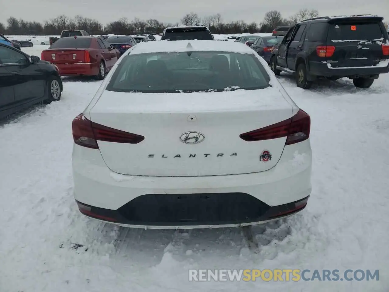 6 Photograph of a damaged car 5NPD84LF7KH457282 HYUNDAI ELANTRA 2019
