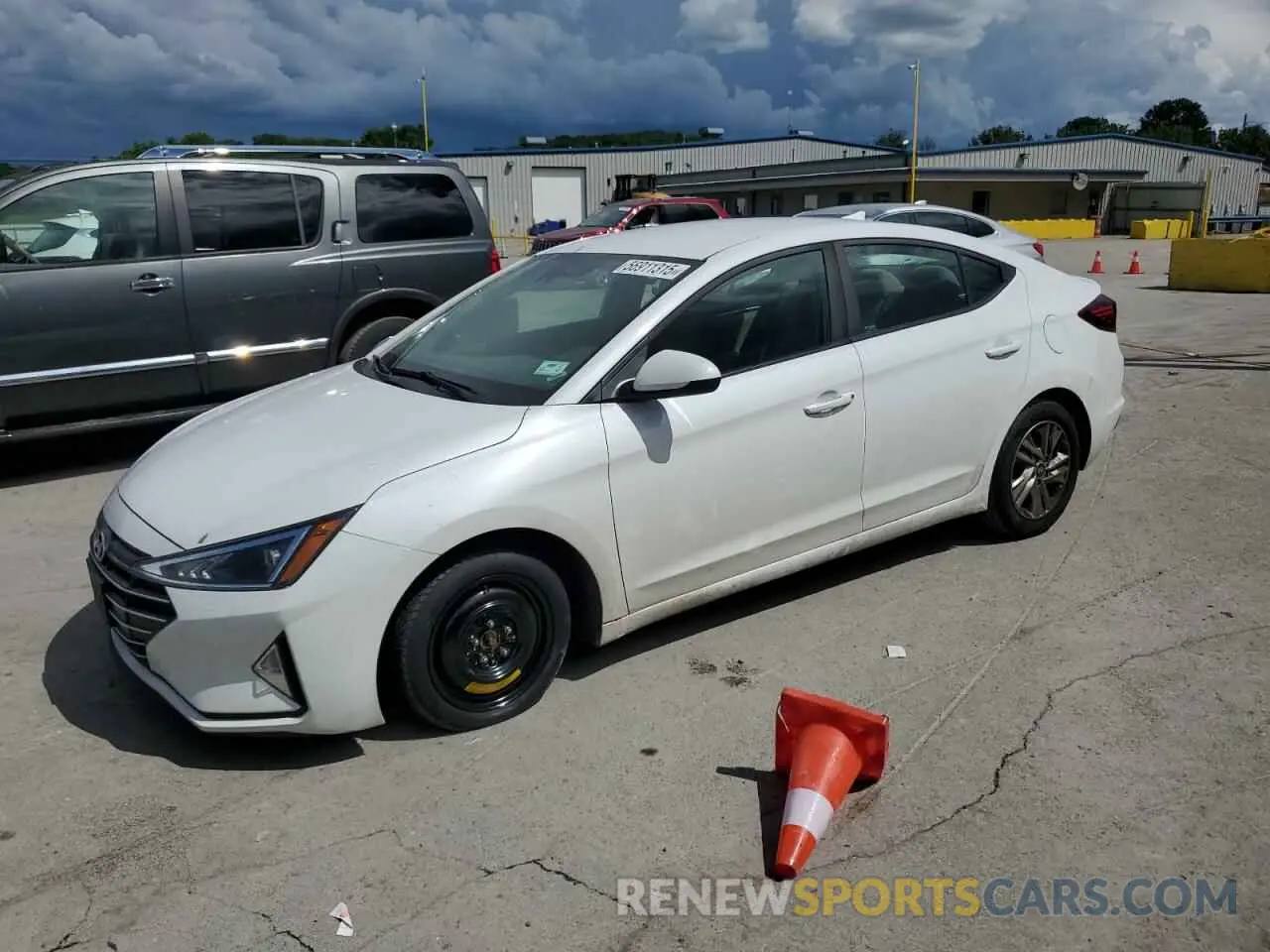 1 Photograph of a damaged car 5NPD84LF7KH458951 HYUNDAI ELANTRA 2019