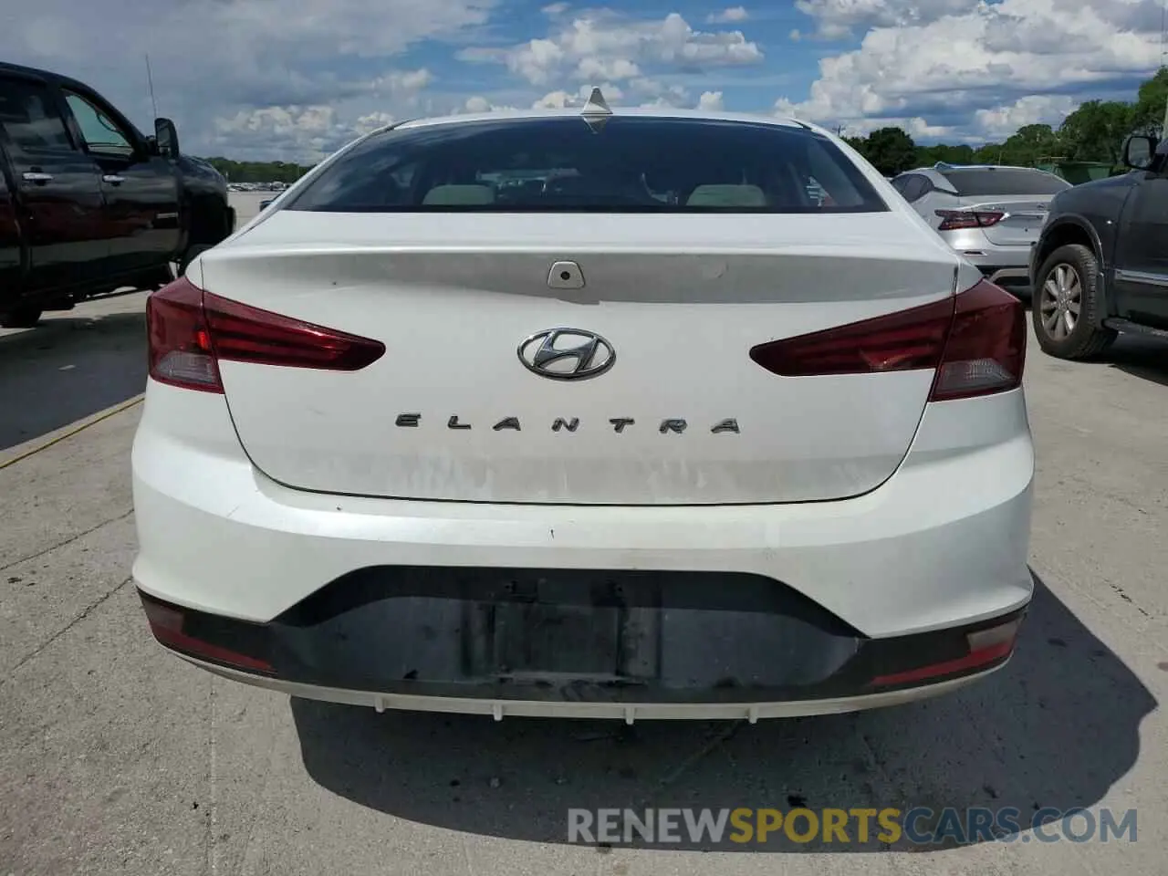 6 Photograph of a damaged car 5NPD84LF7KH458951 HYUNDAI ELANTRA 2019