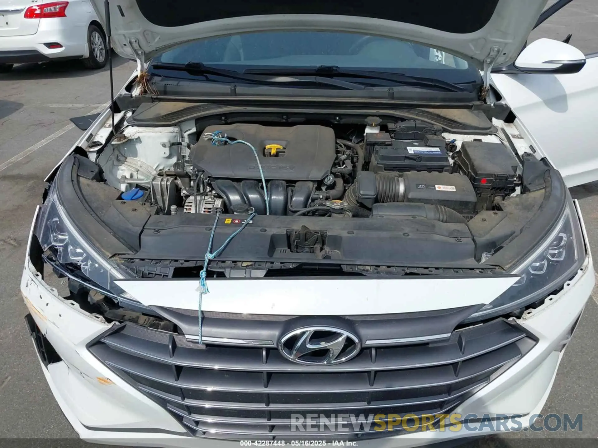 10 Photograph of a damaged car 5NPD84LF7KH474535 HYUNDAI ELANTRA 2019
