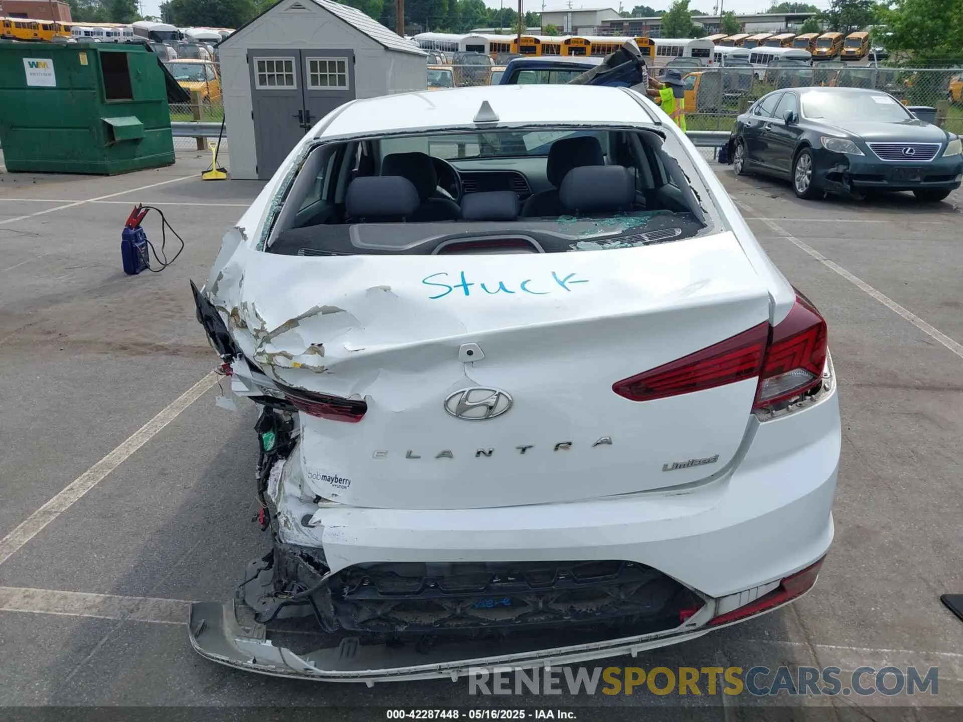 16 Photograph of a damaged car 5NPD84LF7KH474535 HYUNDAI ELANTRA 2019