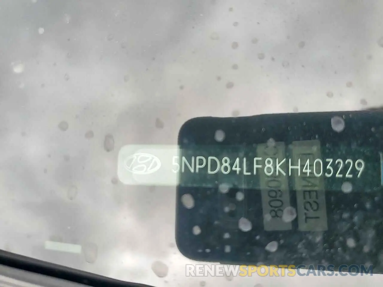 13 Photograph of a damaged car 5NPD84LF8KH403229 HYUNDAI ELANTRA 2019