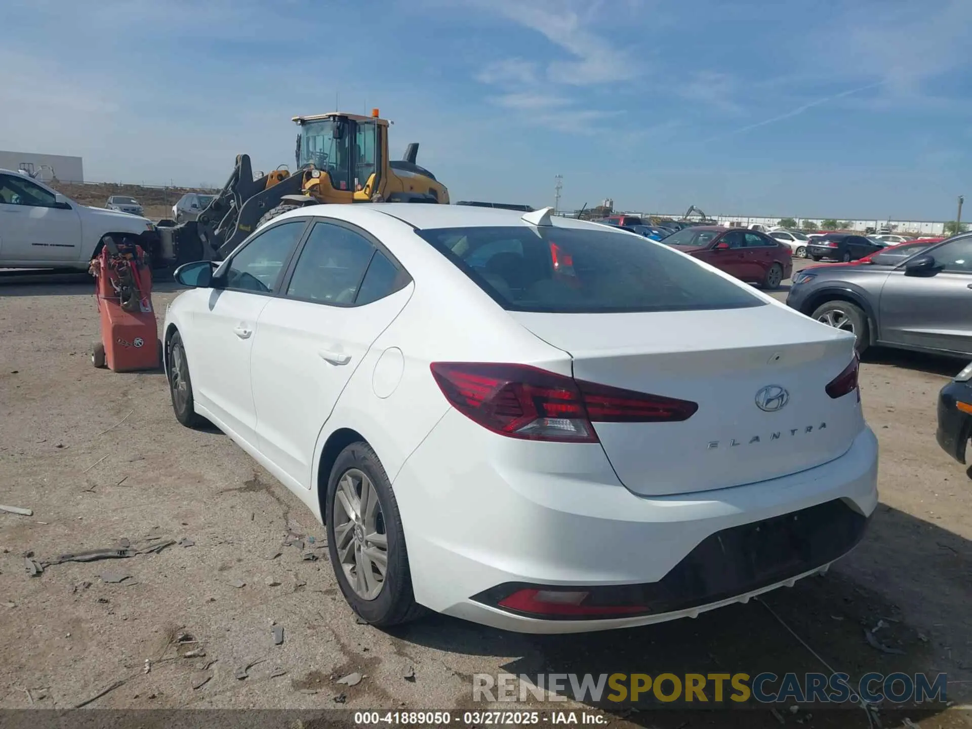3 Photograph of a damaged car 5NPD84LF8KH408575 HYUNDAI ELANTRA 2019