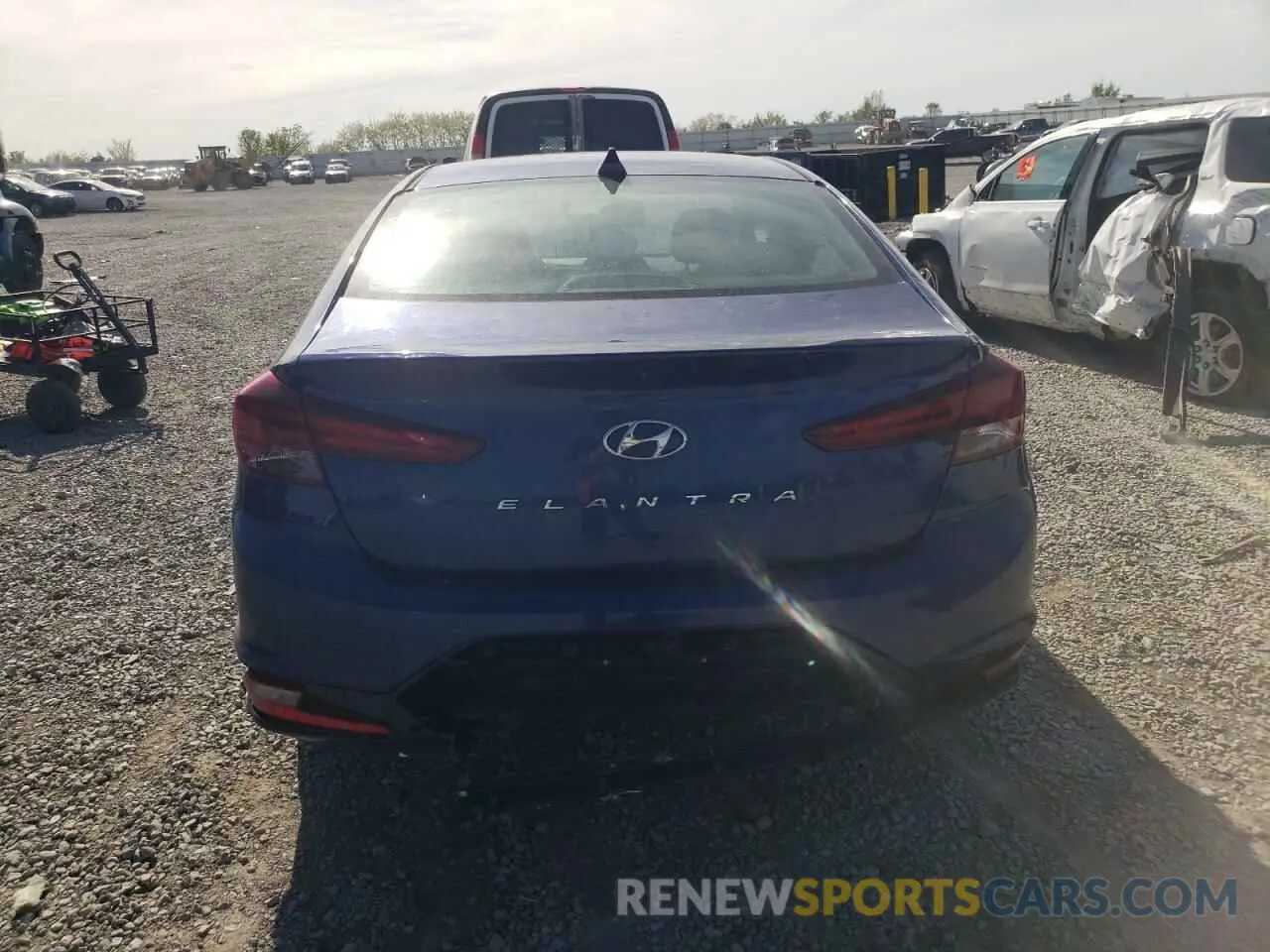 6 Photograph of a damaged car 5NPD84LF8KH410648 HYUNDAI ELANTRA 2019