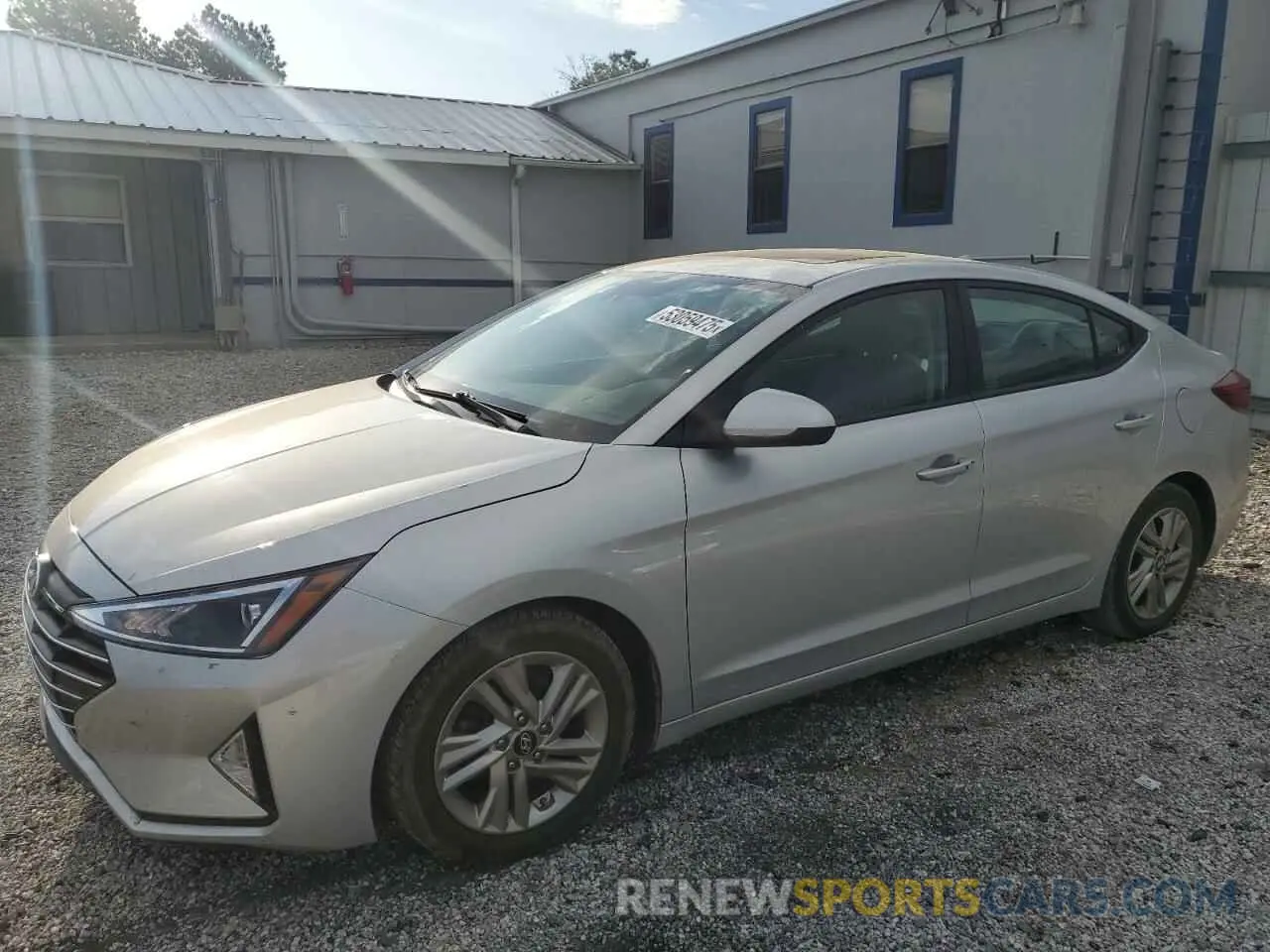 1 Photograph of a damaged car 5NPD84LF8KH419849 HYUNDAI ELANTRA 2019