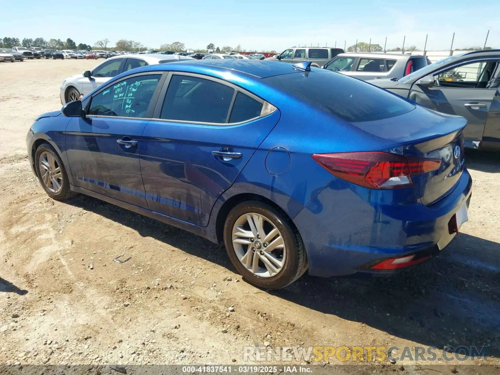 3 Photograph of a damaged car 5NPD84LF8KH420290 HYUNDAI ELANTRA 2019
