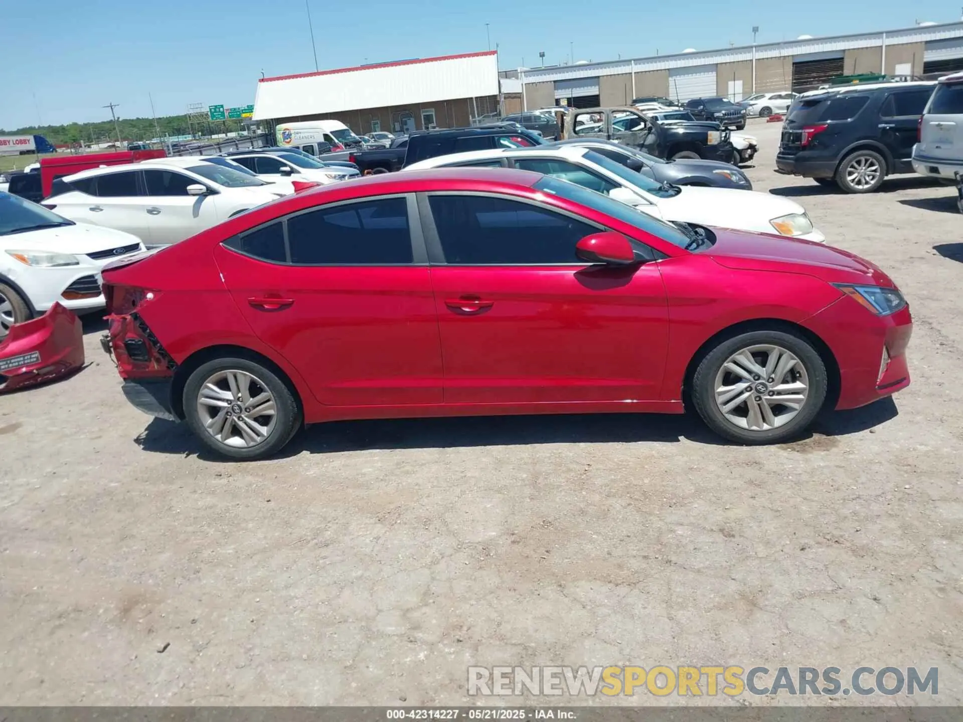 14 Photograph of a damaged car 5NPD84LF8KH421326 HYUNDAI ELANTRA 2019
