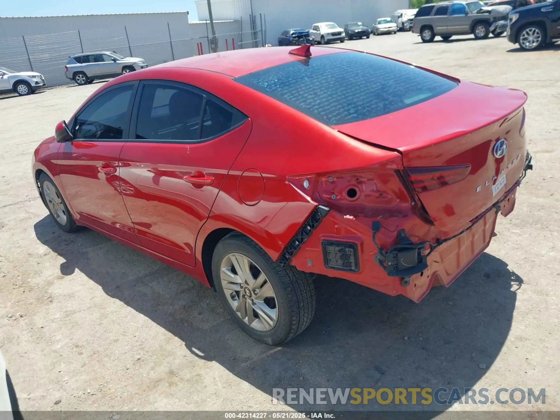 15 Photograph of a damaged car 5NPD84LF8KH421326 HYUNDAI ELANTRA 2019