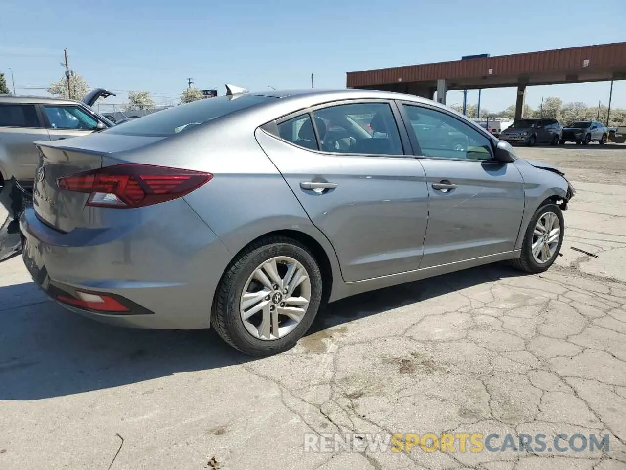 3 Photograph of a damaged car 5NPD84LF8KH422959 HYUNDAI ELANTRA 2019