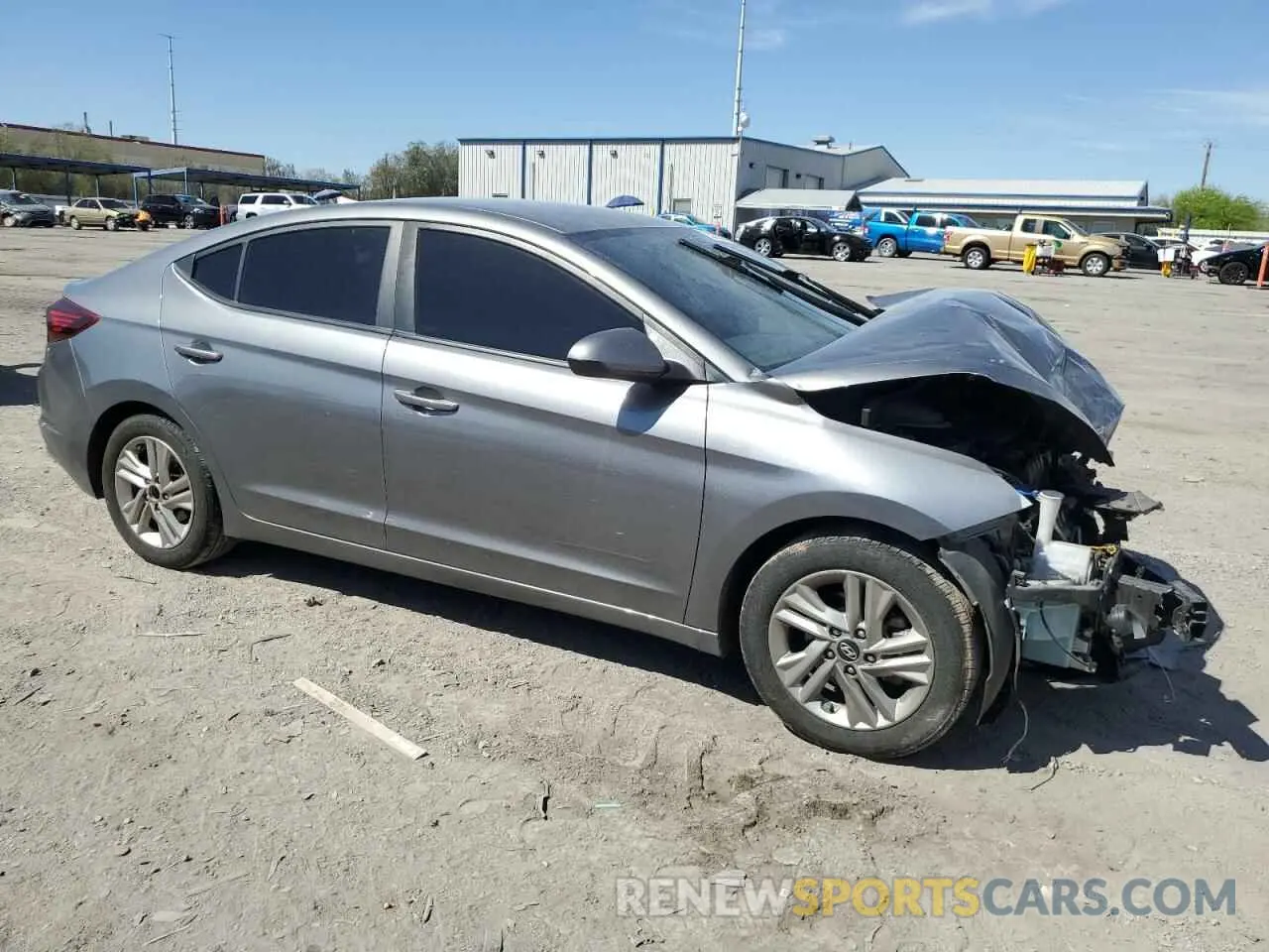 4 Photograph of a damaged car 5NPD84LF8KH423531 HYUNDAI ELANTRA 2019