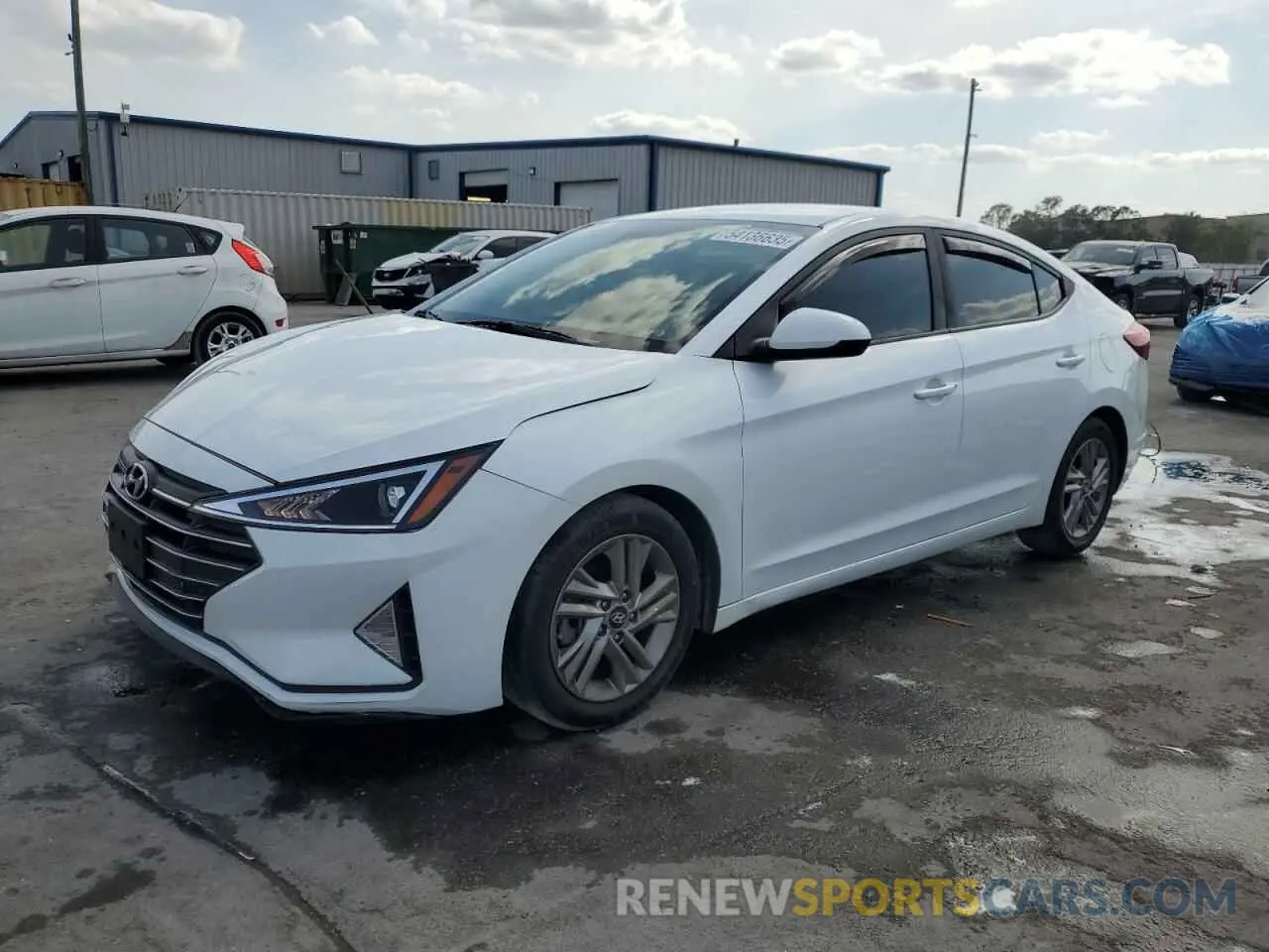 1 Photograph of a damaged car 5NPD84LF8KH429233 HYUNDAI ELANTRA 2019