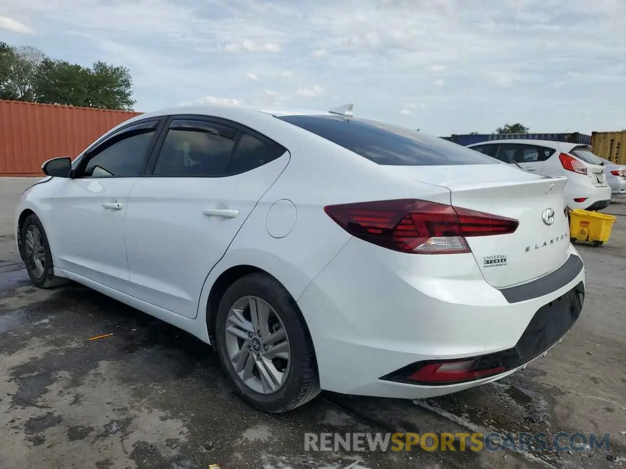 2 Photograph of a damaged car 5NPD84LF8KH429233 HYUNDAI ELANTRA 2019