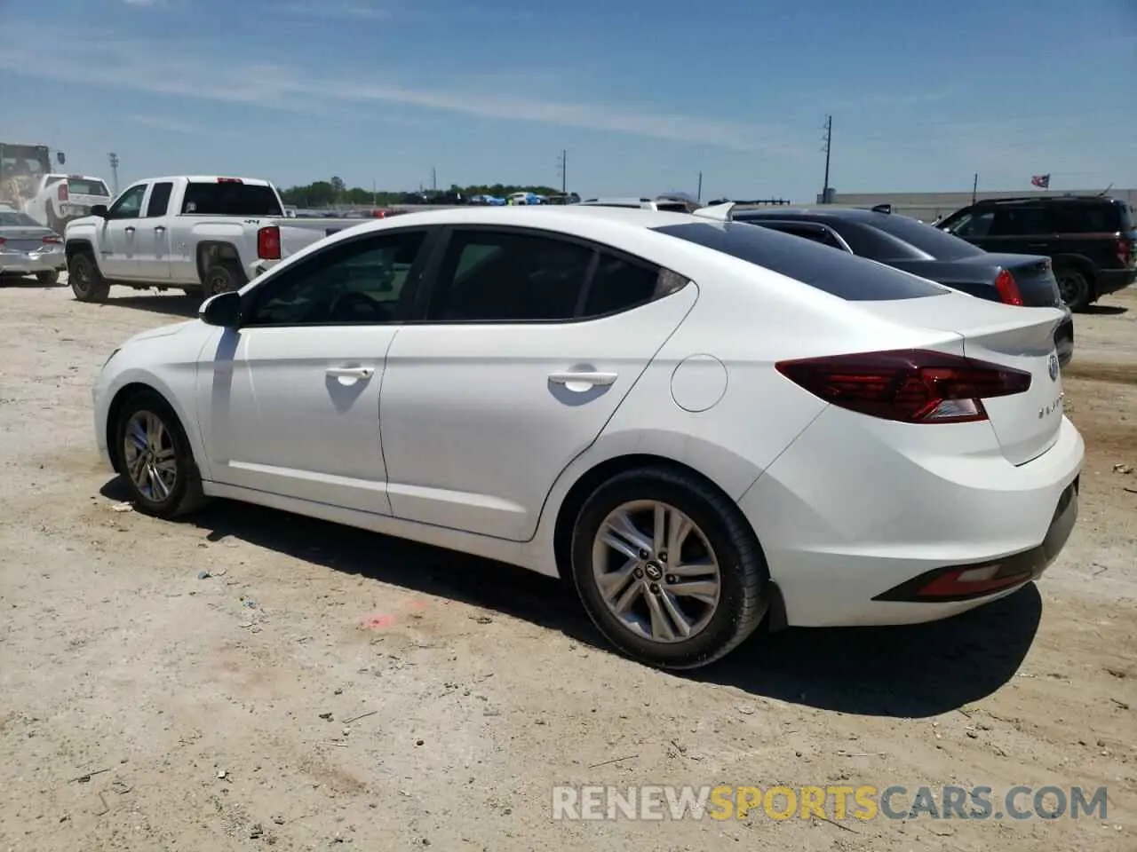 2 Photograph of a damaged car 5NPD84LF8KH438241 HYUNDAI ELANTRA 2019