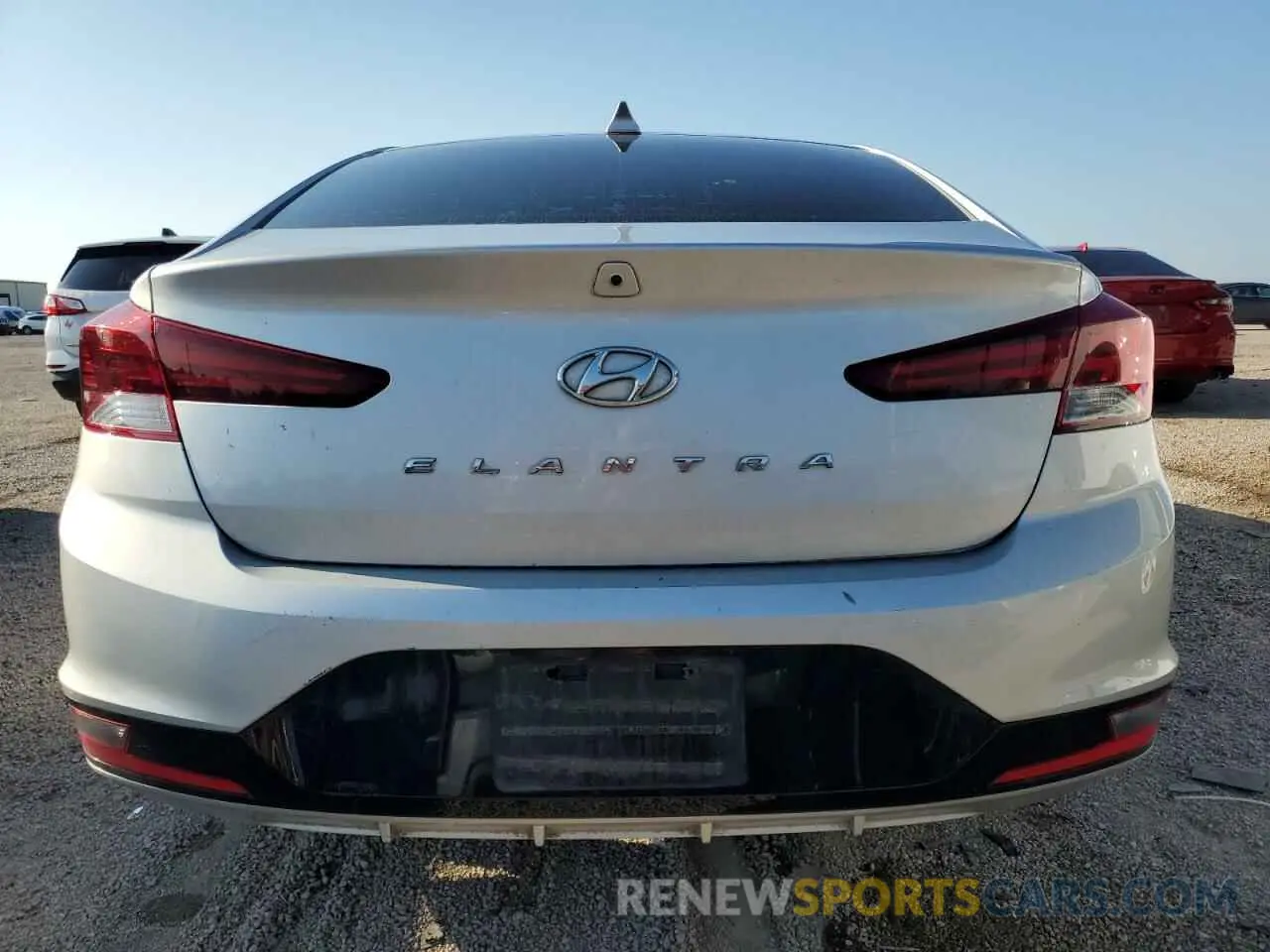 6 Photograph of a damaged car 5NPD84LF8KH443052 HYUNDAI ELANTRA 2019