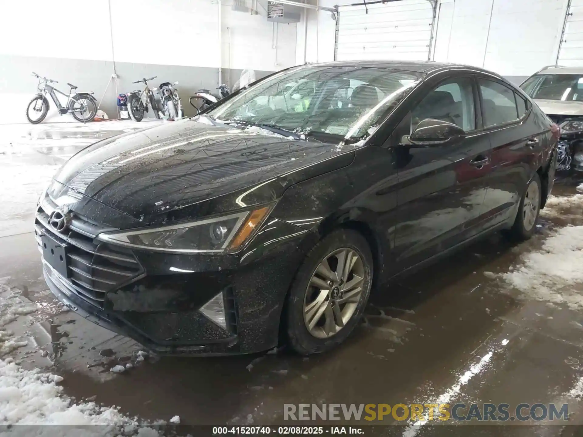 2 Photograph of a damaged car 5NPD84LF8KH443942 HYUNDAI ELANTRA 2019