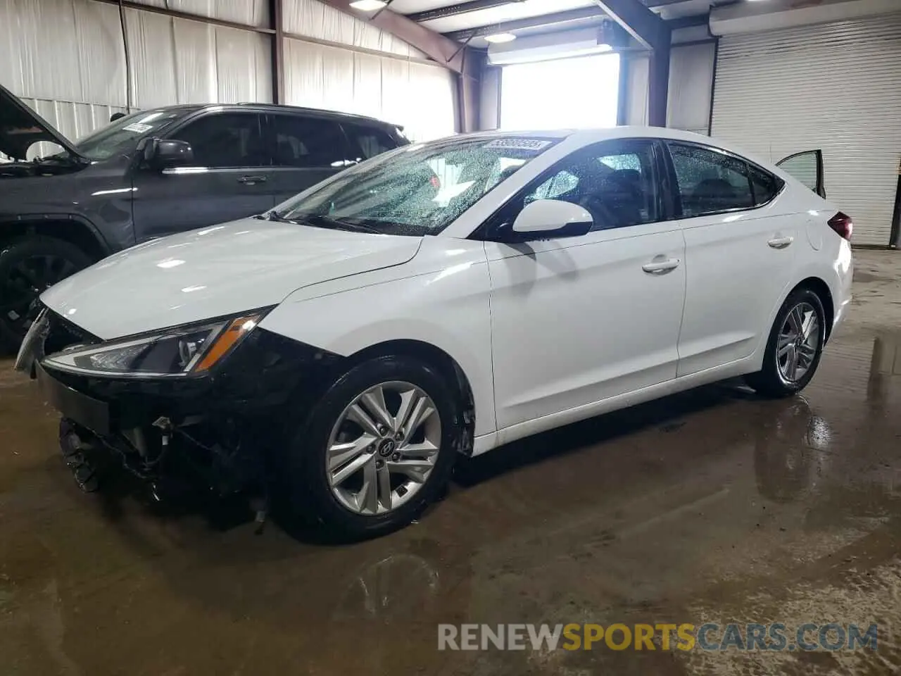 1 Photograph of a damaged car 5NPD84LF8KH444296 HYUNDAI ELANTRA 2019