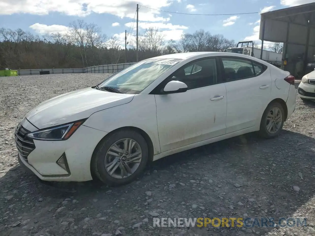 1 Photograph of a damaged car 5NPD84LF8KH449482 HYUNDAI ELANTRA 2019