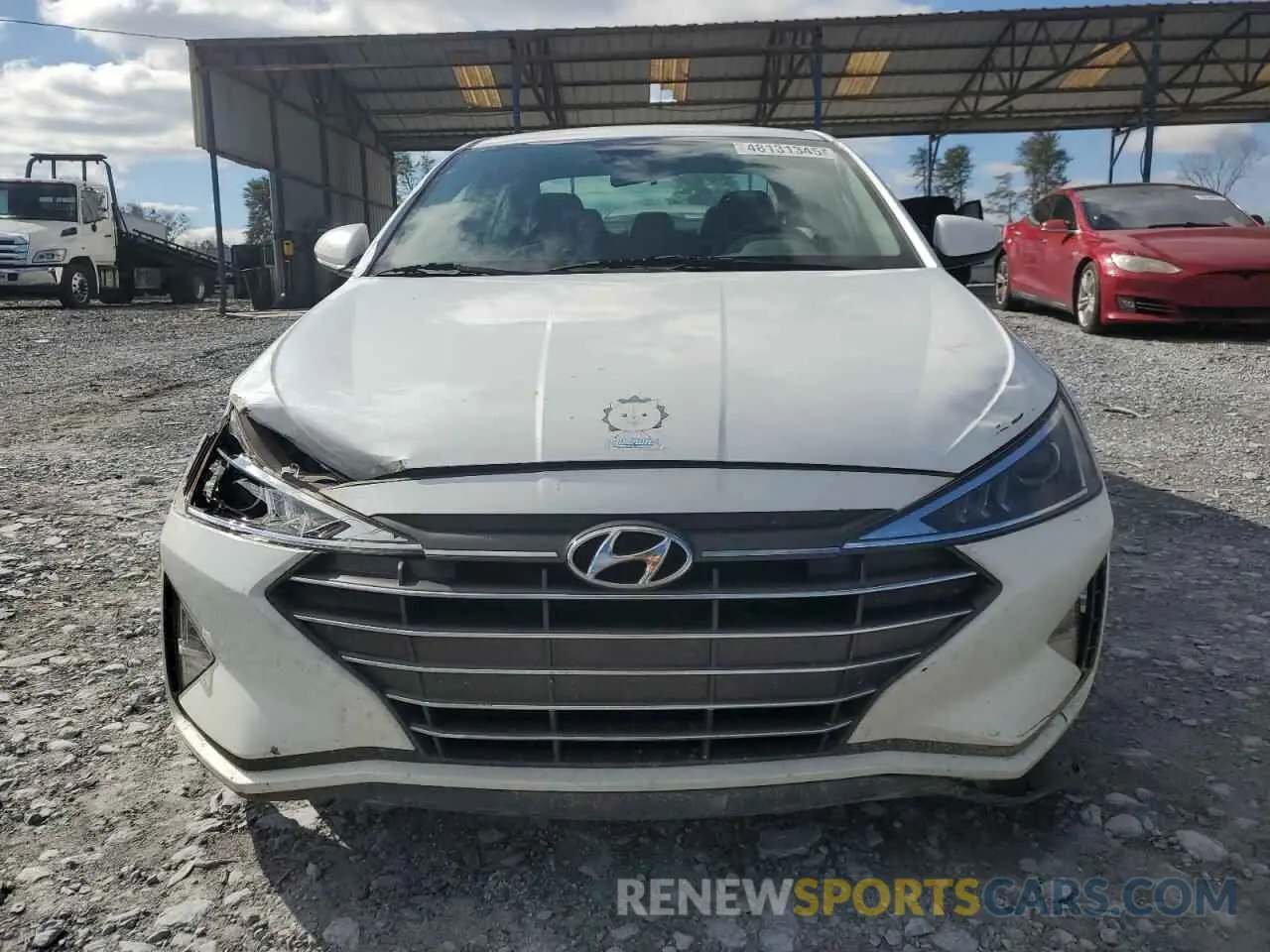 5 Photograph of a damaged car 5NPD84LF8KH449482 HYUNDAI ELANTRA 2019