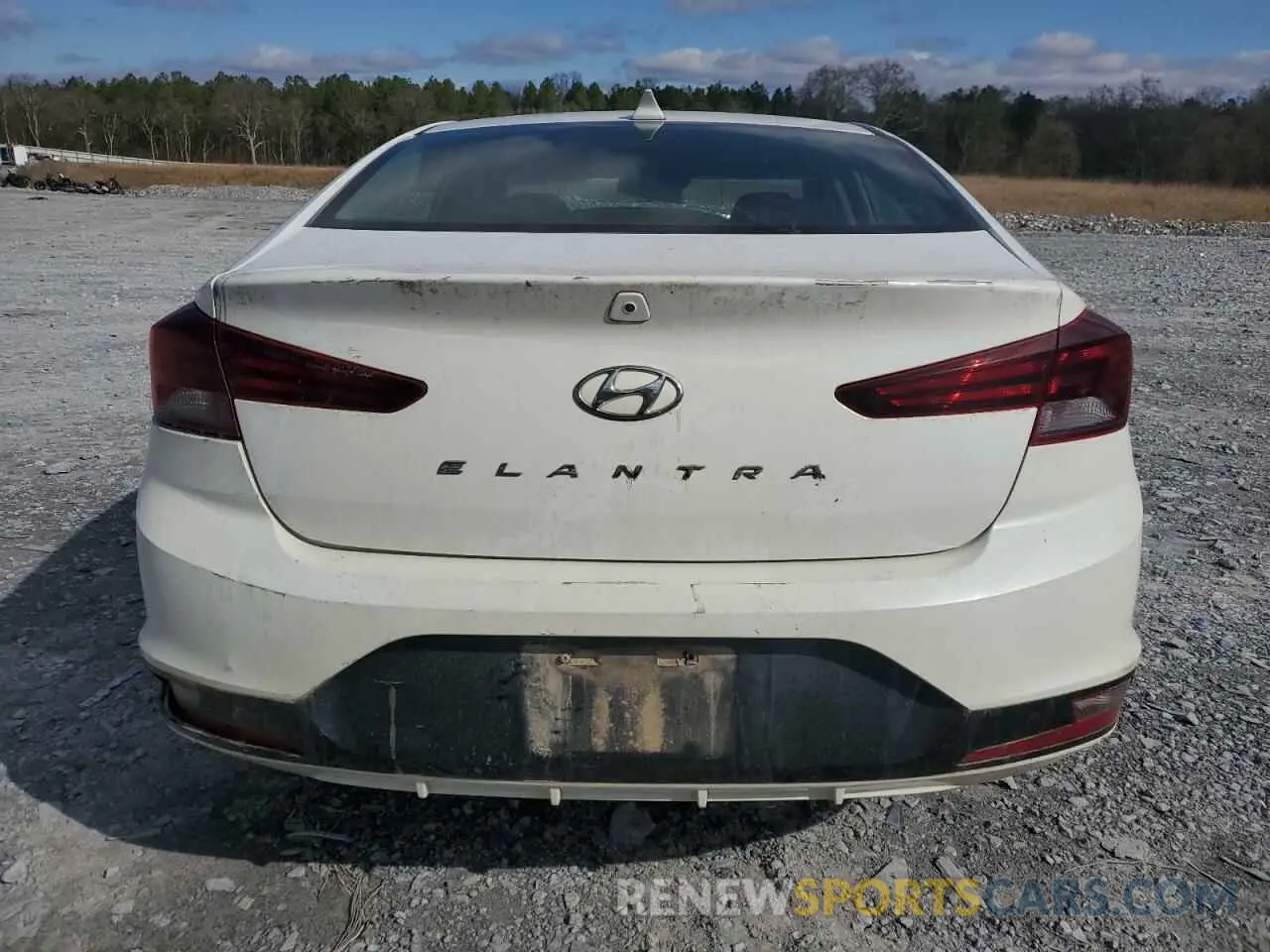 6 Photograph of a damaged car 5NPD84LF8KH449482 HYUNDAI ELANTRA 2019