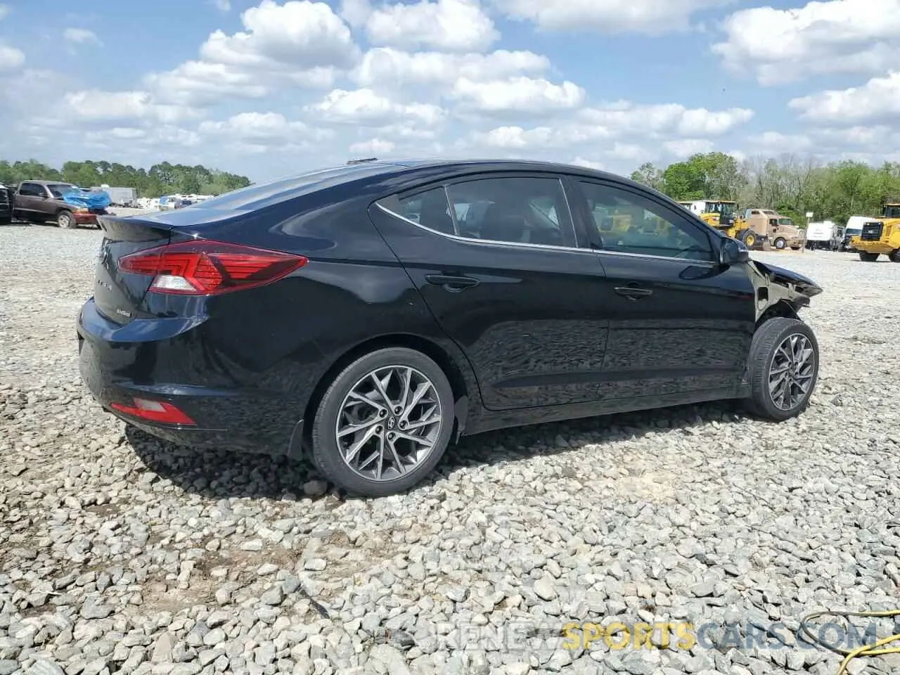 3 Photograph of a damaged car 5NPD84LF8KH454925 HYUNDAI ELANTRA 2019