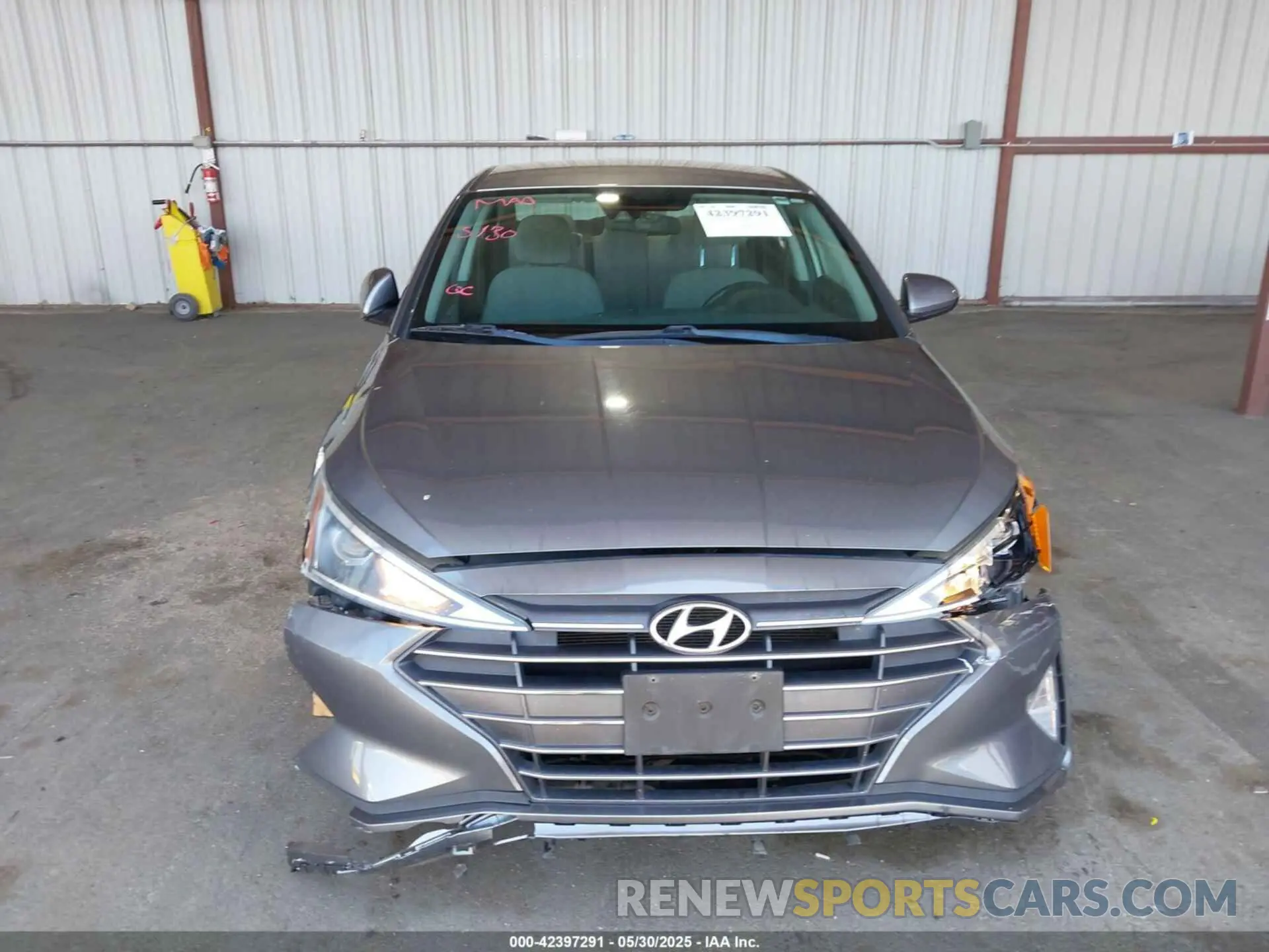 11 Photograph of a damaged car 5NPD84LF8KH456786 HYUNDAI ELANTRA 2019