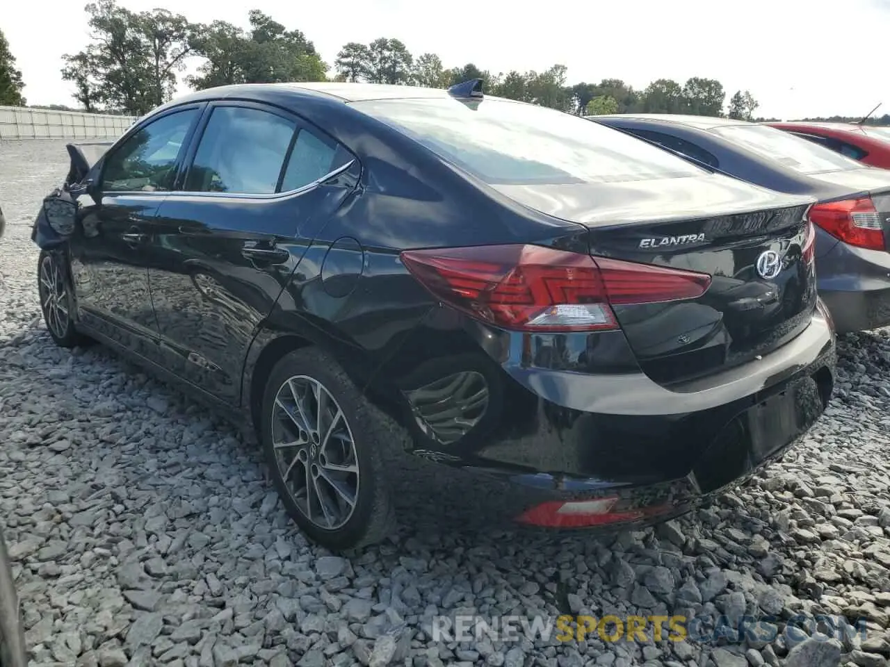 2 Photograph of a damaged car 5NPD84LF8KH463964 HYUNDAI ELANTRA 2019