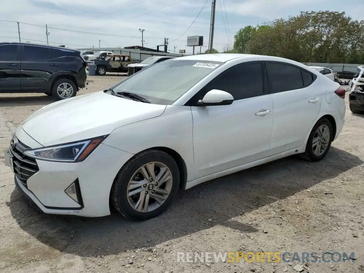 1 Photograph of a damaged car 5NPD84LF8KH469277 HYUNDAI ELANTRA 2019