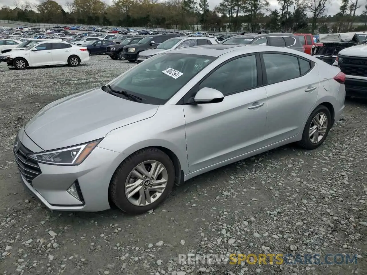 1 Photograph of a damaged car 5NPD84LF8KH481803 HYUNDAI ELANTRA 2019