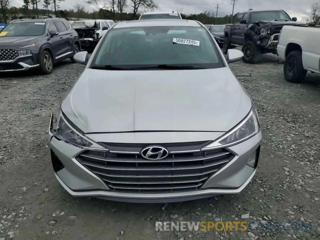 5 Photograph of a damaged car 5NPD84LF8KH481803 HYUNDAI ELANTRA 2019