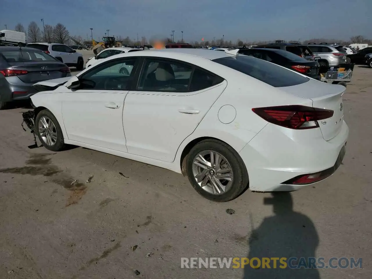2 Photograph of a damaged car 5NPD84LF9KH412179 HYUNDAI ELANTRA 2019