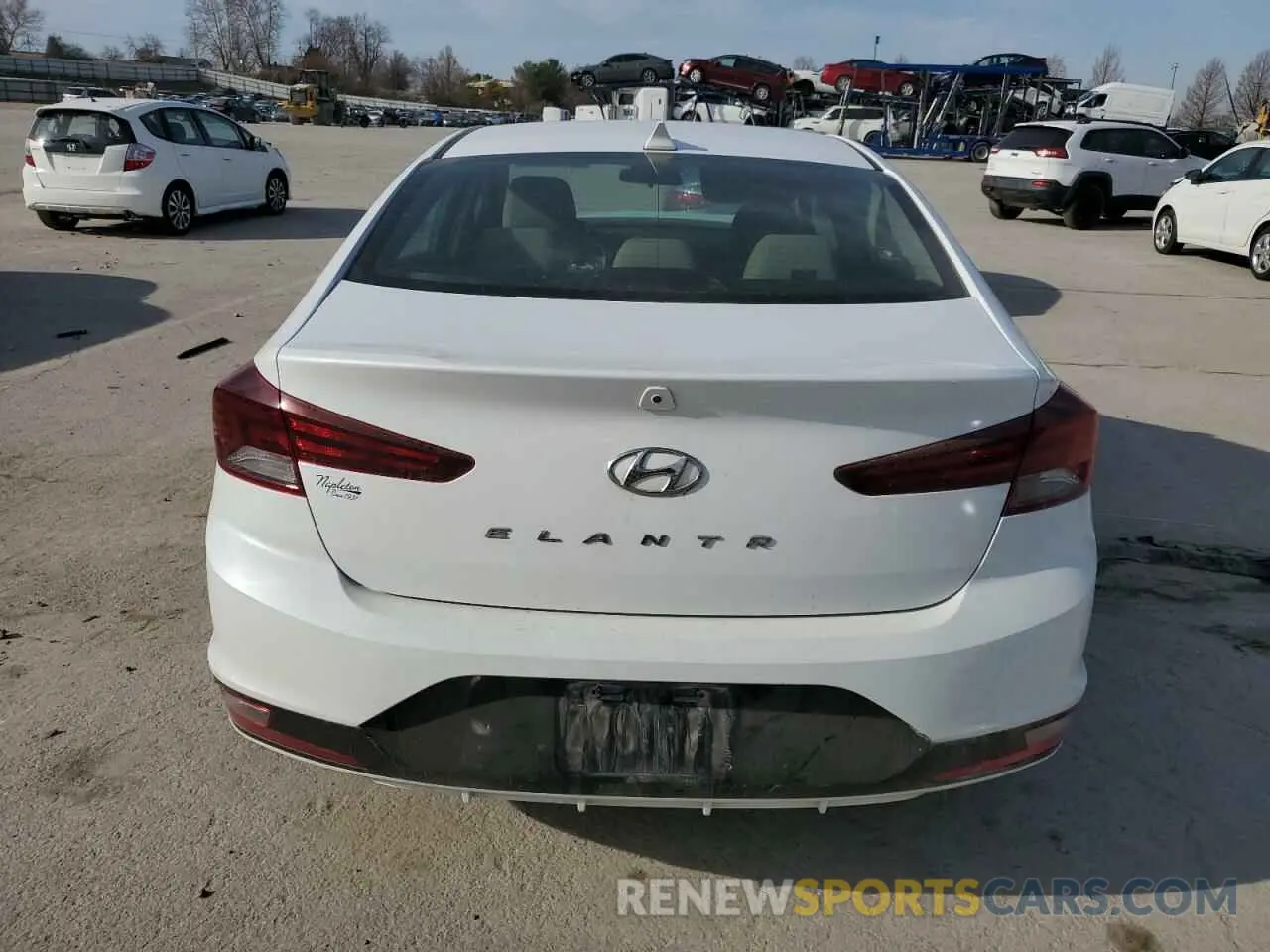 6 Photograph of a damaged car 5NPD84LF9KH412179 HYUNDAI ELANTRA 2019
