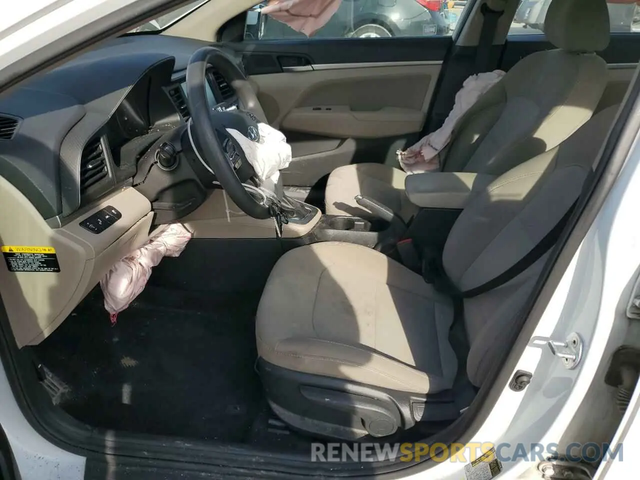 7 Photograph of a damaged car 5NPD84LF9KH412179 HYUNDAI ELANTRA 2019