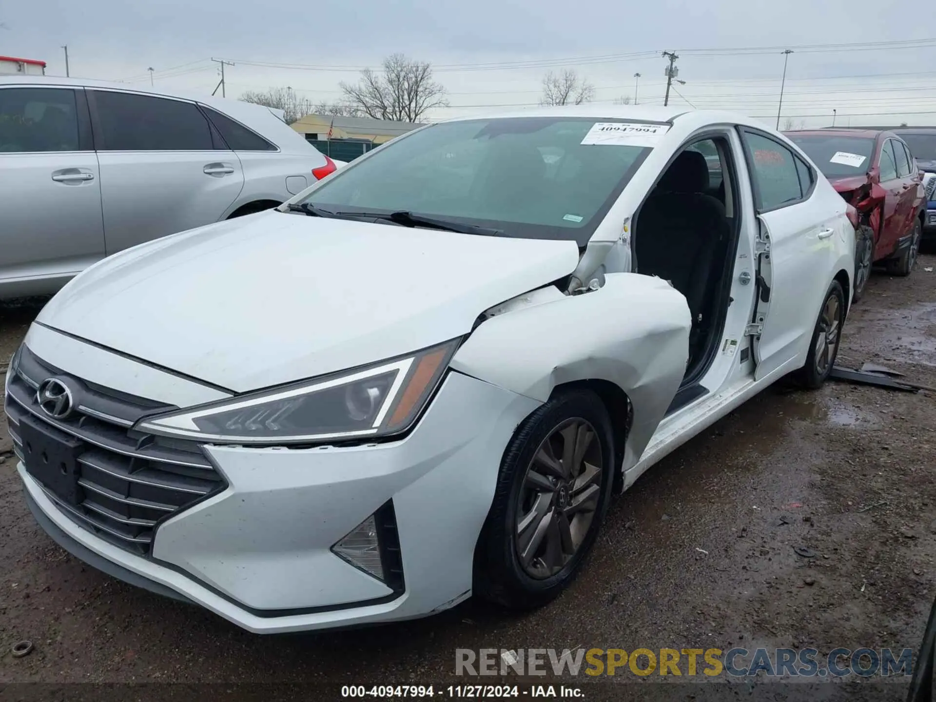 2 Photograph of a damaged car 5NPD84LF9KH431914 HYUNDAI ELANTRA 2019