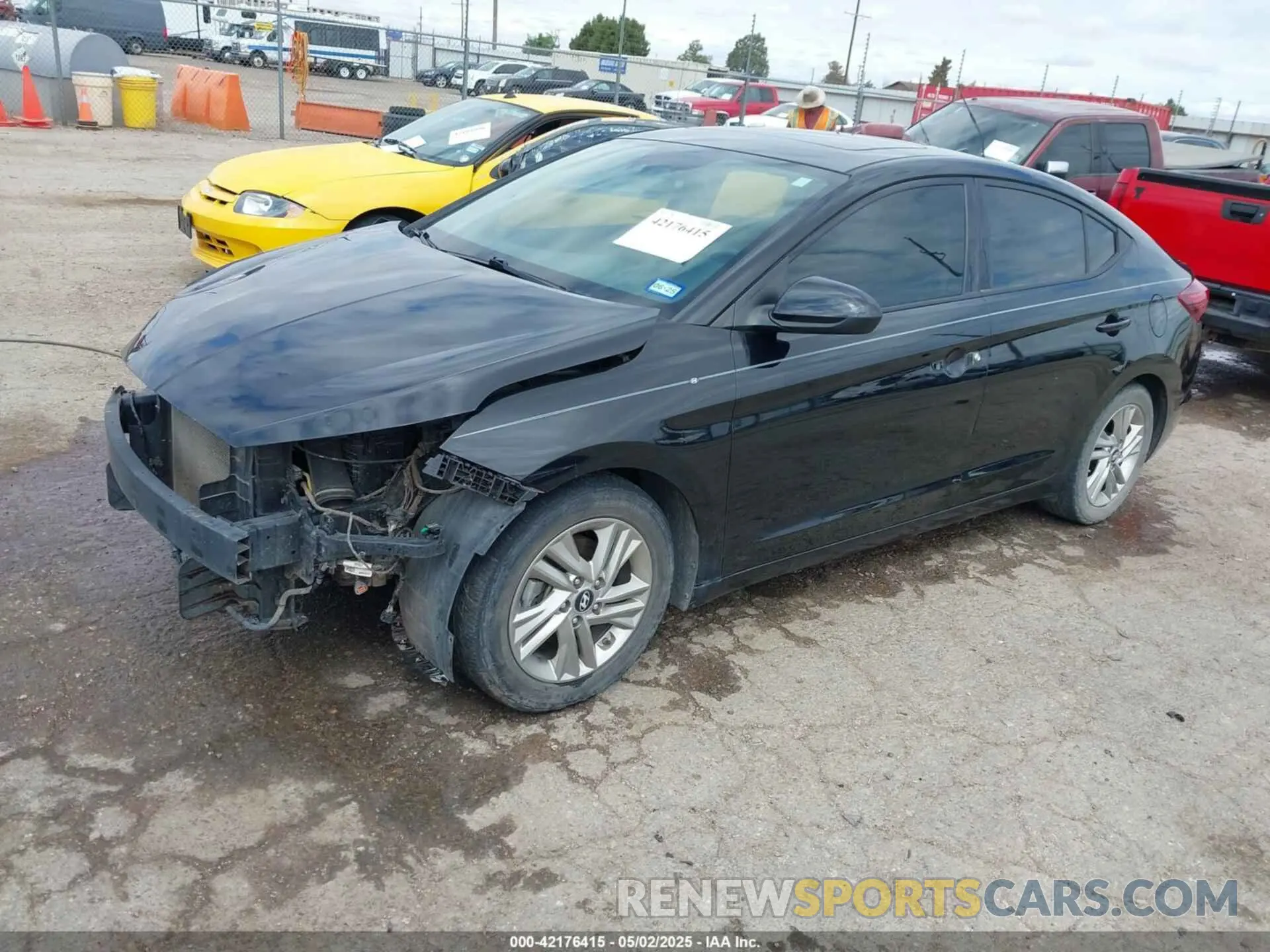 2 Photograph of a damaged car 5NPD84LF9KH442881 HYUNDAI ELANTRA 2019