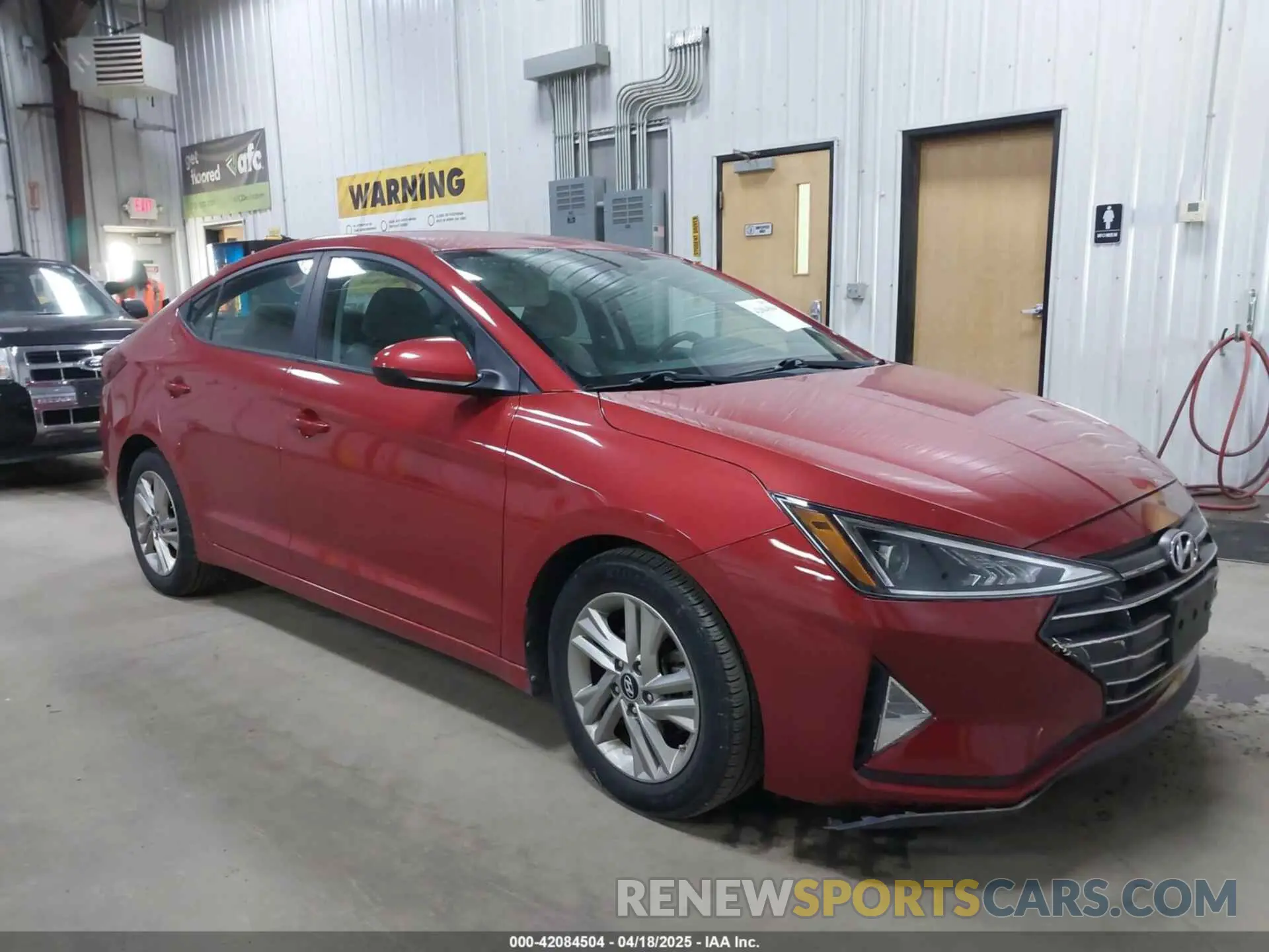 1 Photograph of a damaged car 5NPD84LF9KH446011 HYUNDAI ELANTRA 2019