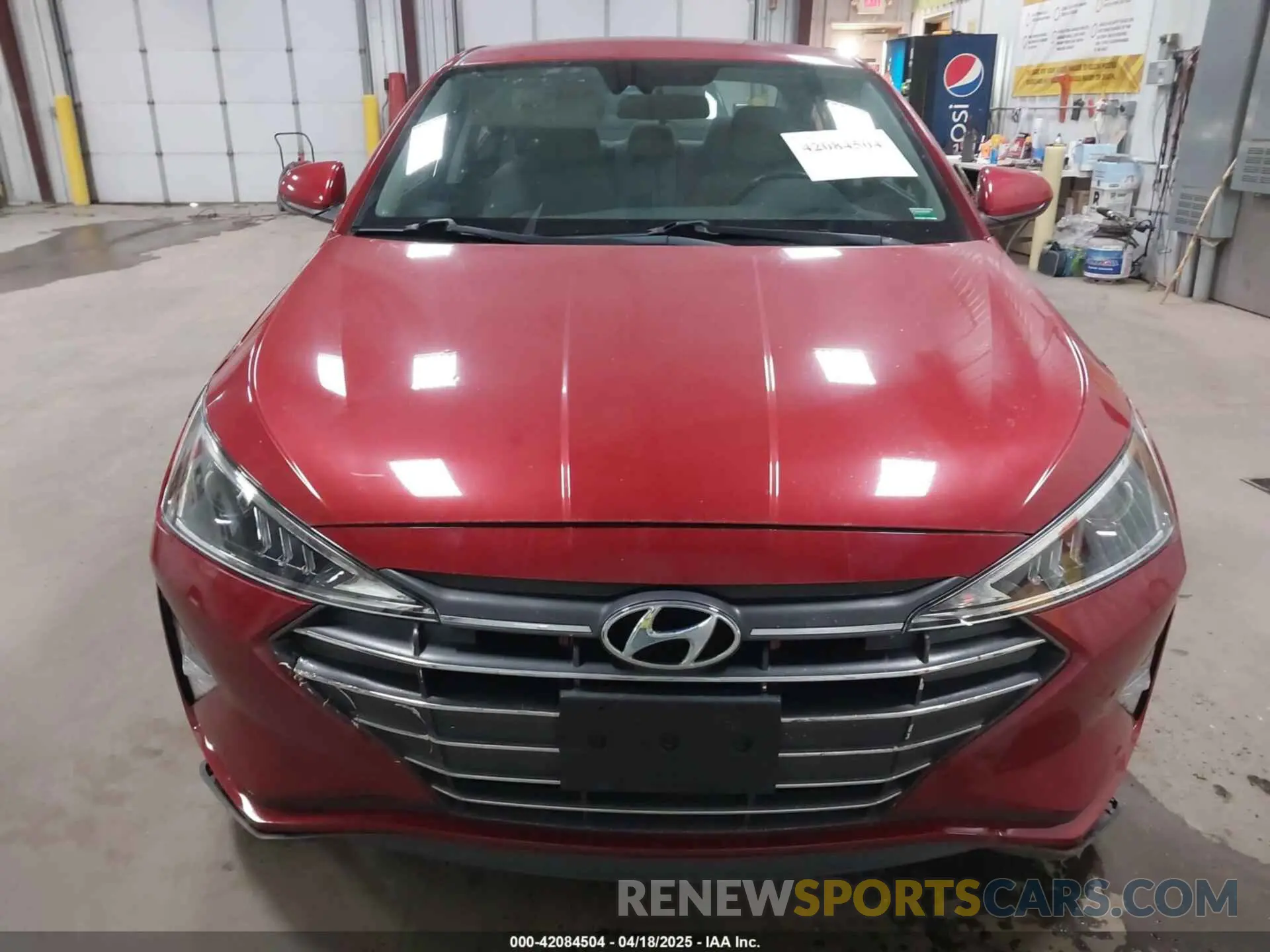 12 Photograph of a damaged car 5NPD84LF9KH446011 HYUNDAI ELANTRA 2019