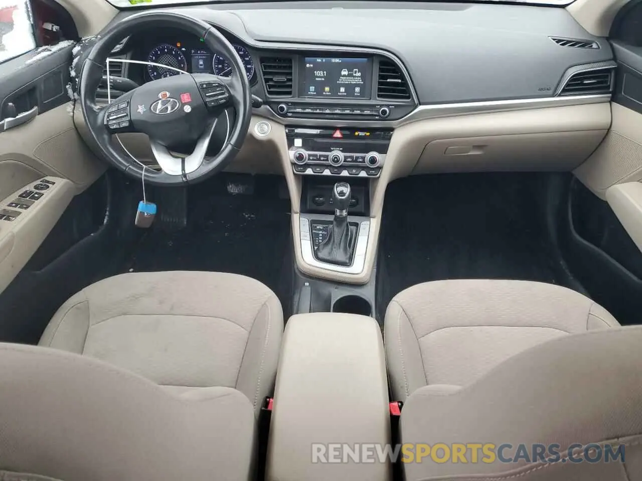 8 Photograph of a damaged car 5NPD84LF9KH469398 HYUNDAI ELANTRA 2019